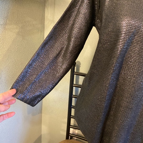 Charming Charlie Rock Chic high sheen Sweater - Picture 4 of 4